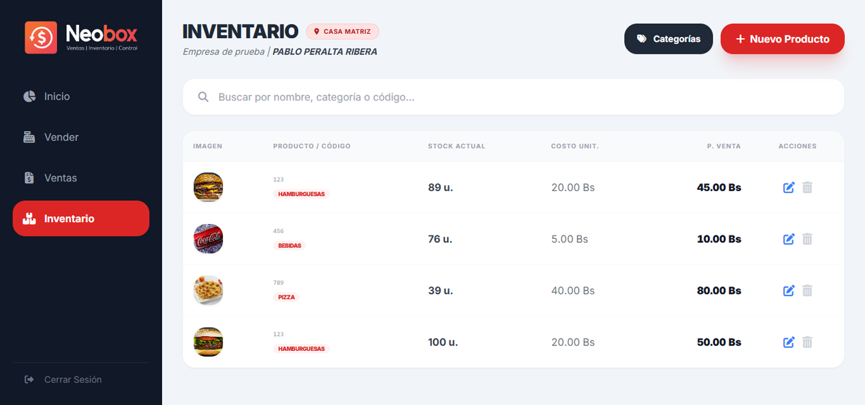 Inventario